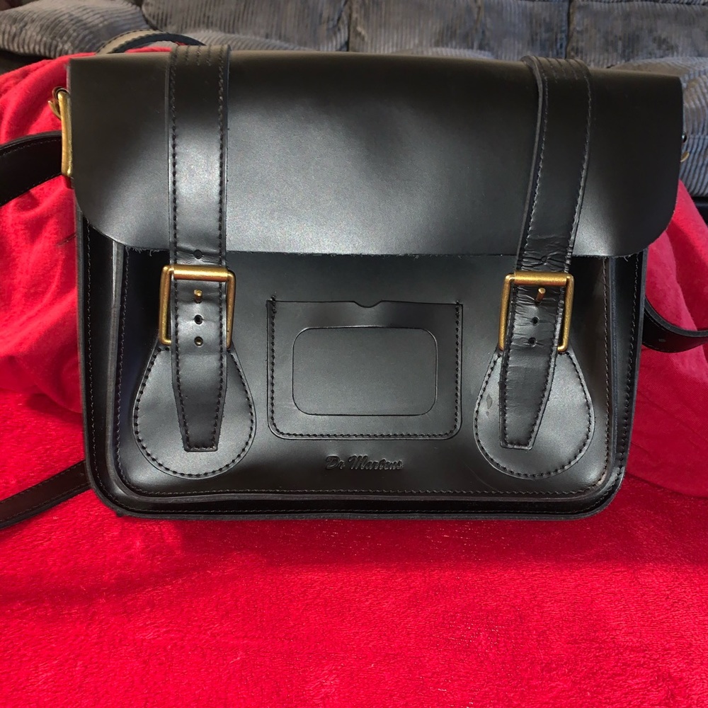 Dr. Martens Leather Messenger Bag